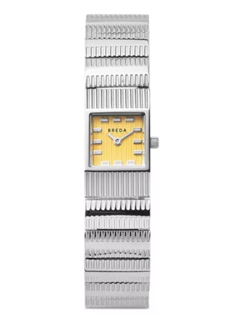 BREDA Unisex Groove Watch, 16mm x 16mm, Silver, $195, New!